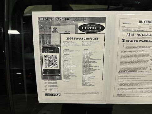 Certified 2024 Toyota Camry XSE image 13