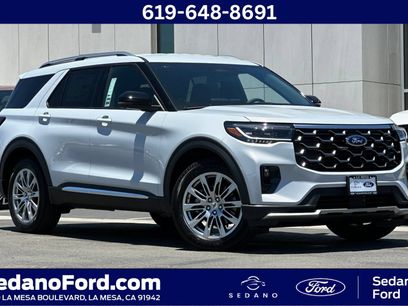 New 2026 Ford Explorer Platinum