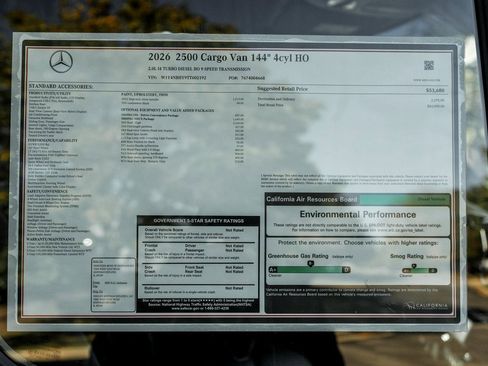 New 2026 Mercedes-Benz Sprinter 2500 image 21