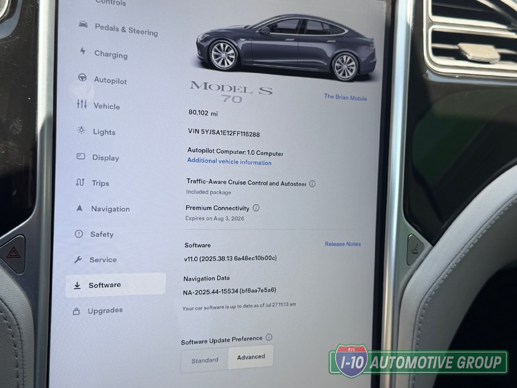 Used 2015 Tesla Model S 70 RWD image 29