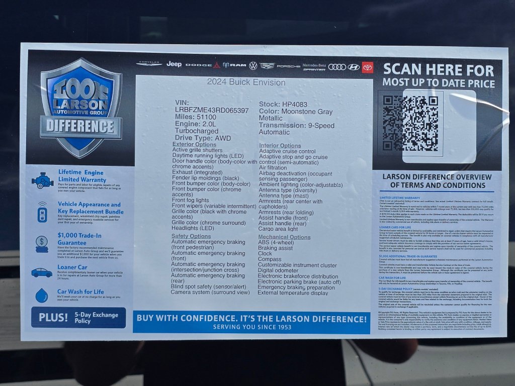 Used 2024 Buick Envision Preferred AWD/4WD image 47