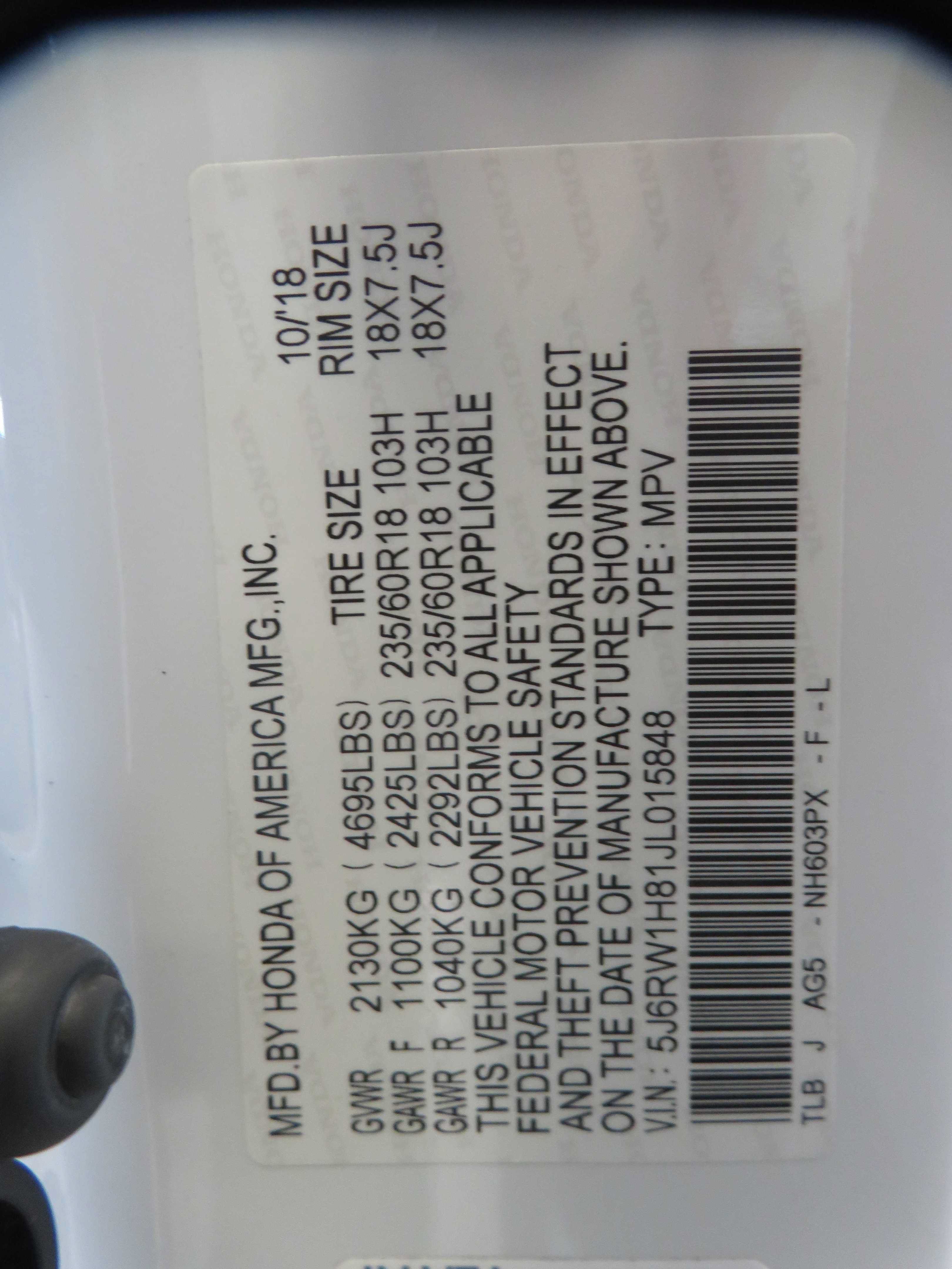 Used 2018 Honda CR-V EX-L image 74
