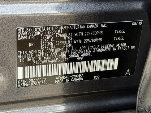 Certified 2019 Toyota RAV4 XSE image 35