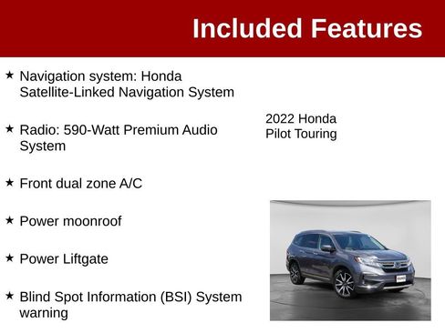 Used 2022 Honda Pilot Touring image 3