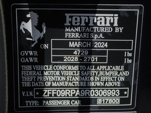 Certified 2024 Ferrari Roma Spider RWD image 57