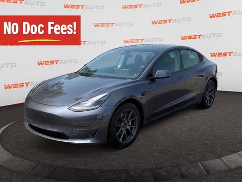 Used 2021 Tesla Model 3 Long Range AWD/4WD image 1