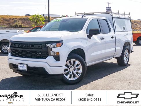 Used 2023 Chevrolet Silverado 1500 Custom w/ LPO, Dark Essentials Package RWD image 1