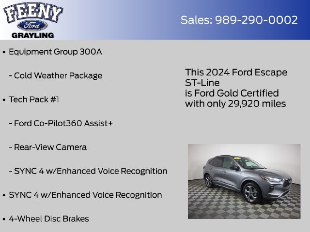 Certified 2024 Ford Escape ST-Line w/ Tech Pack #1 AWD/4WD image 14