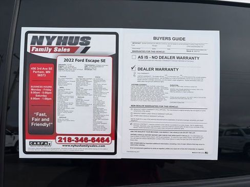 Used 2022 Ford Escape SE w/ Cold Weather Package image 50