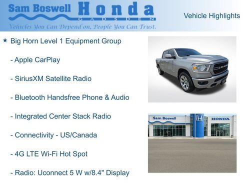 Used 2022 RAM 1500 Big Horn w/ Trailer Tow Group AWD/4WD image 9