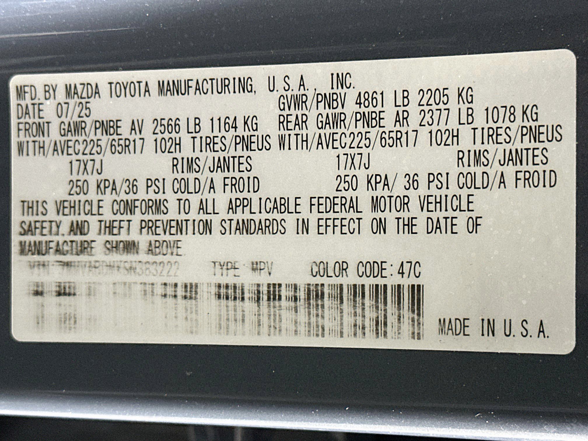 Used 2025 MAZDA CX-50 AWD 2.5 S w/ Premium Package image 12