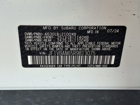 Certified 2024 Subaru WRX Limited image 27