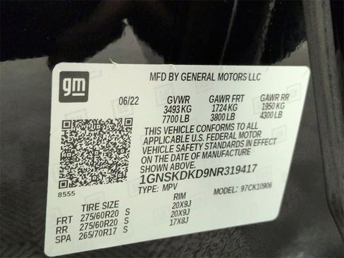 Certified 2022 Chevrolet Suburban Z71 w/ Luxury Package image 32