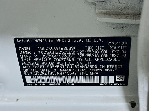 Used 2024 Honda HR-V Sport image 12