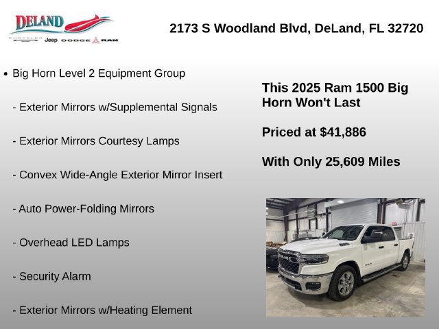 Used 2025 RAM 1500 Big Horn AWD/4WD image 19