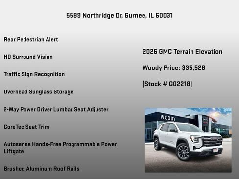 New 2026 GMC Terrain Elevation w/ Elevation Premium Package image 37