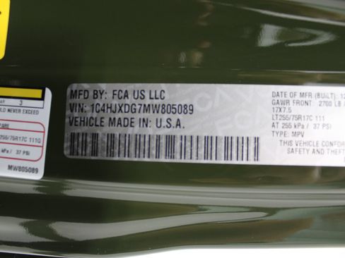 Used 2021 Jeep Wrangler Unlimited Sport AWD/4WD image 42