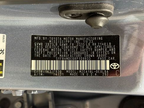 Certified 2024 Toyota Corolla LE FWD image 27
