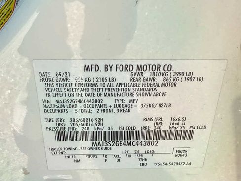 Used 2021 Ford EcoSport SE image 31