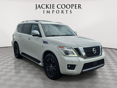 Used 2019 Nissan Armada Platinum w/ Captain's Chairs Package RWD image 3