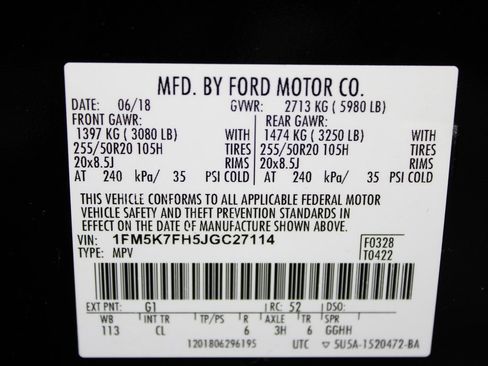 Used 2018 Ford Explorer Limited w/ Equipment Group 301A image 24