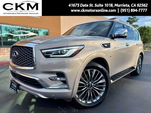 Used 2019 INFINITI QX80 Luxe w/ 22" Wheel Package AWD/4WD image 1