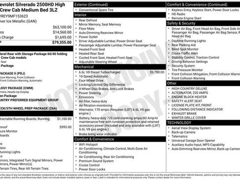 Used 2021 Chevrolet Silverado 2500 High Country AWD/4WD image 43