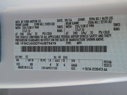 Used 2017 Ford Escape SE image 31