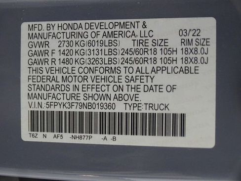 Used 2022 Honda Ridgeline RTL-E image 24