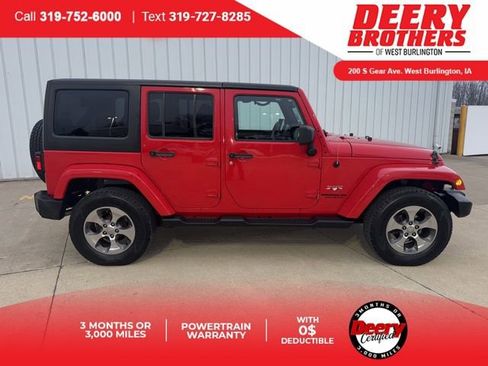 Used 2017 Jeep Wrangler Unlimited Sahara AWD/4WD image 1