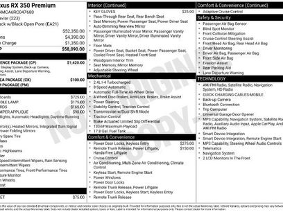 Certified 2024 Lexus RX 350 Premium w/ Convenience Package