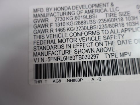 Certified 2026 Honda Odyssey EX-L image 34