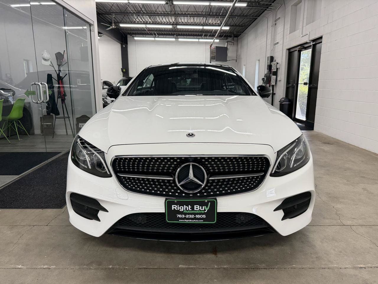 Used 2020 Mercedes-Benz E 450 4MATIC Coupe w/ AMG Line image 2