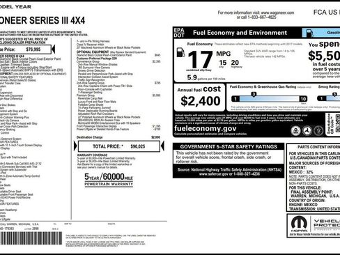 Used 2022 Jeep Wagoneer Series III w/ Premium Group I image 27