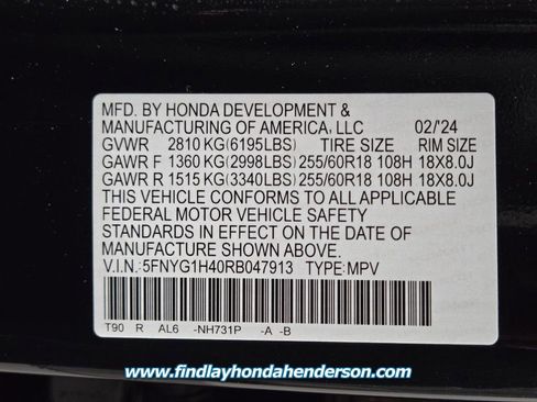 Certified 2024 Honda Pilot EX-L image 13
