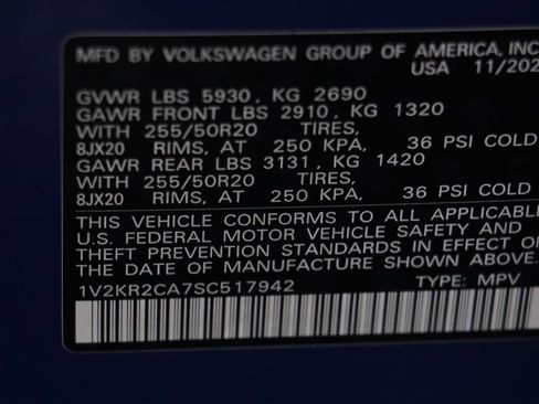 Used 2025 Volkswagen Atlas SE w/ Panoramic Sunroof Package image 22