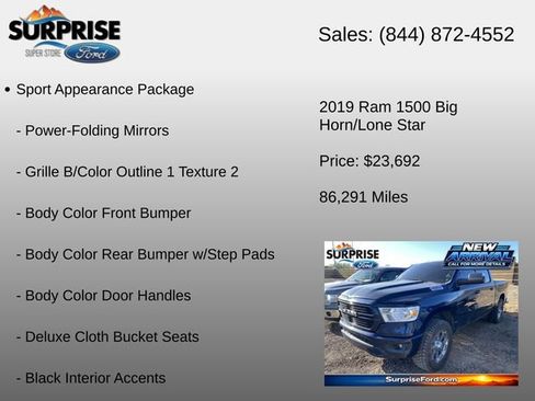 Used 2019 RAM 1500 Big Horn RWD image 24