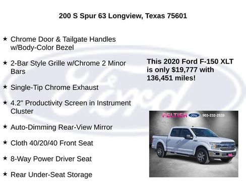Used 2020 Ford F150 XLT w/ Equipment Group 301A Mid image 30