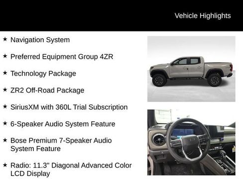 New 2026 Chevrolet Colorado ZR2 w/ Technology Package image 17