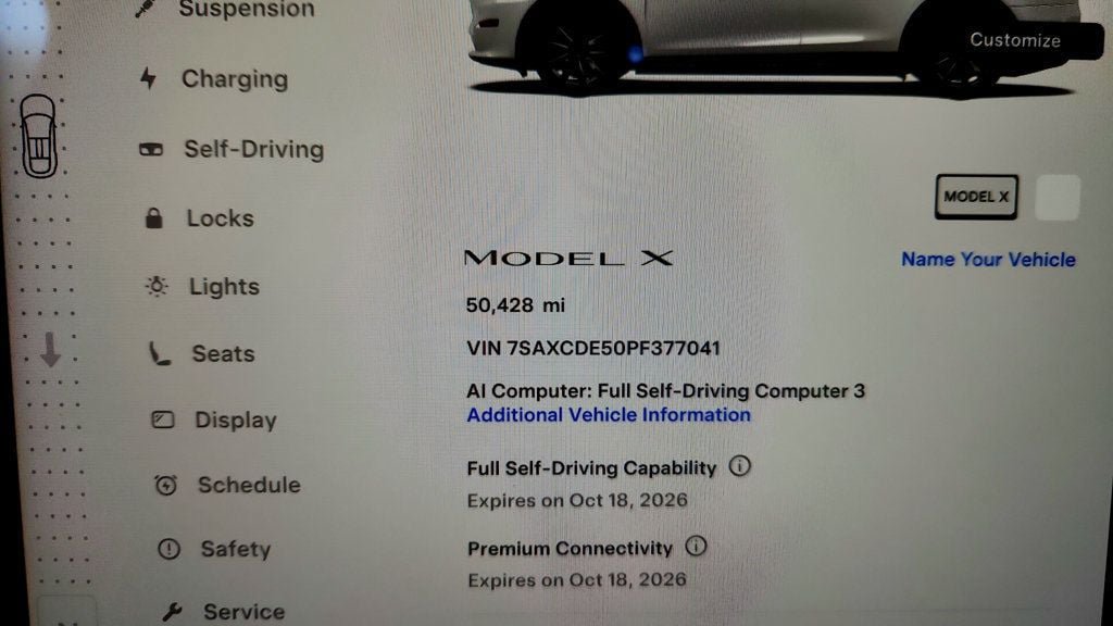Used 2023 Tesla Model X AWD/4WD image 13