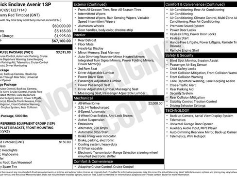 New 2026 Buick Enclave Avenir w/ Super Cruise Package AWD/4WD image 5