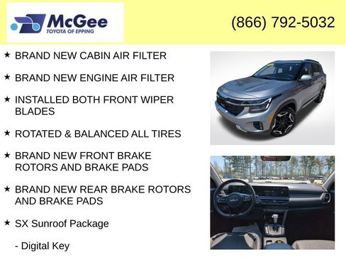 Used 2024 Kia Seltos SX w/ SX Sunroof Package AWD/4WD image 8