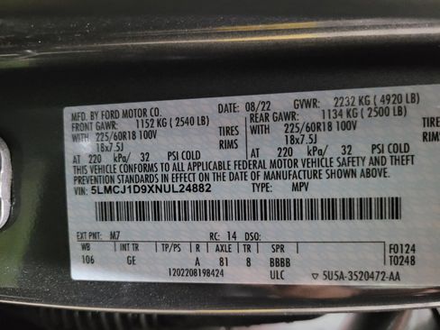 Used 2022 Lincoln Corsair AWD w/ Equipment Group 101A image 33