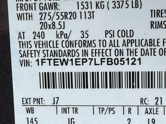 Used 2020 Ford F150 XL w/ Equipment Group 101A Mid AWD/4WD image 30