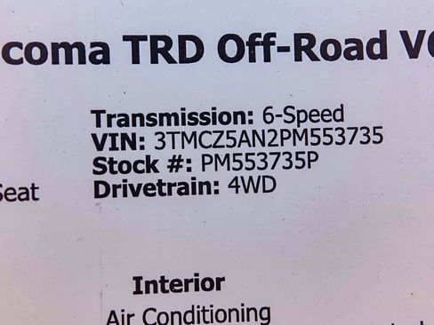 Used 2023 Toyota Tacoma TRD Off-Road image 28