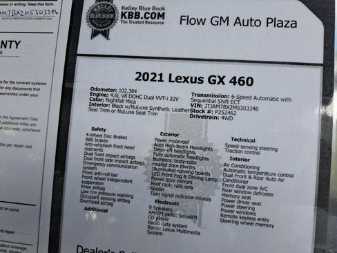 Used 2021 Lexus GX 460 Premium w/ Premium Package AWD/4WD image 39