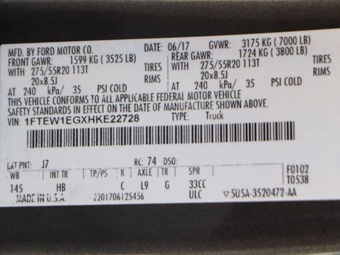 Used 2017 Ford F150 Lariat AWD/4WD image 52