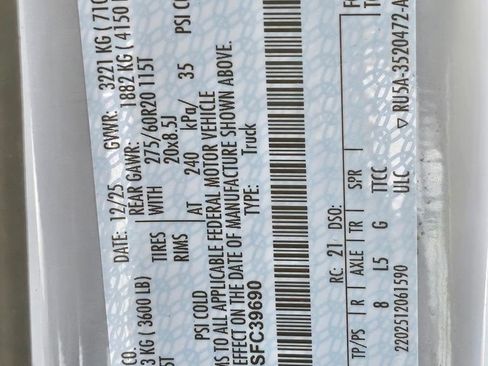 New 2025 Ford F150 Platinum w/ Equipment Group 702A High image 43