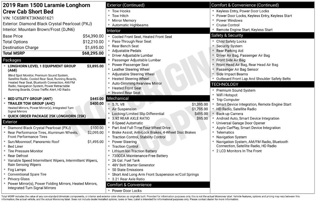 Used 2019 RAM 1500 Limited AWD/4WD image 22