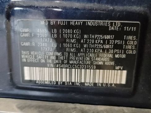 Used 2012 Subaru Outback 2.5i Limited AWD/4WD image 21